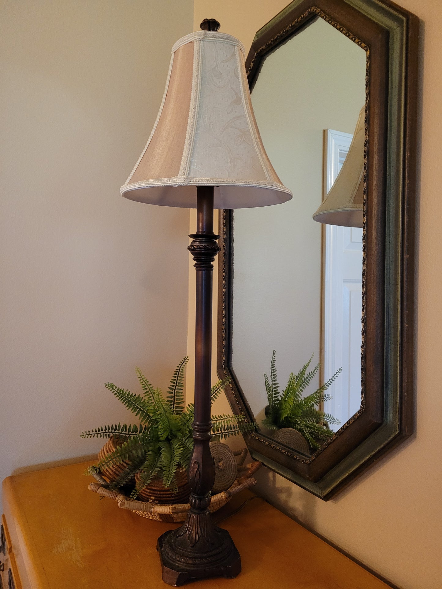 Vintage Candlestick Lamp