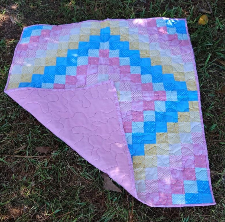 Trip around the World Baby Quilt