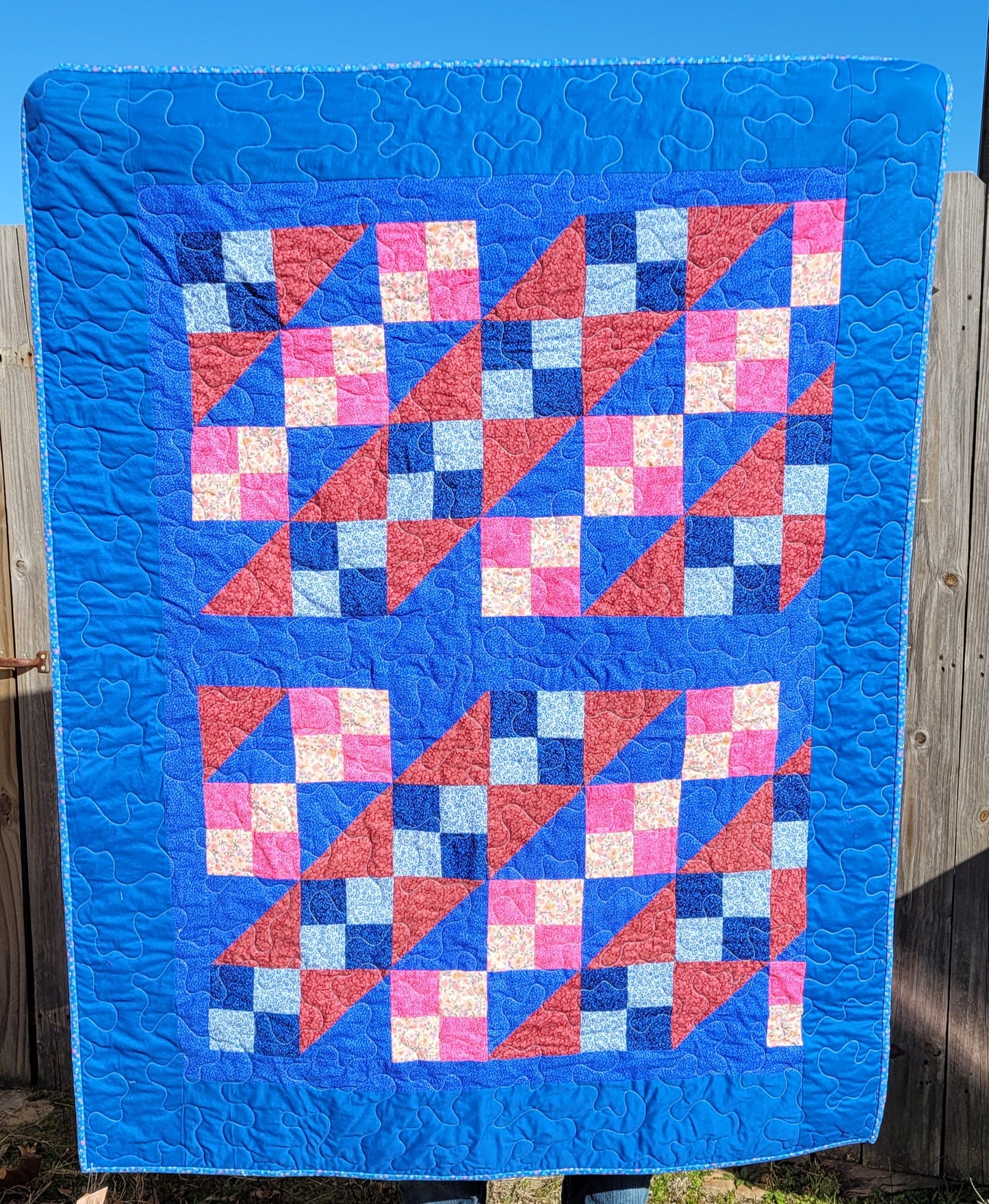 Vintage Quilted Throw