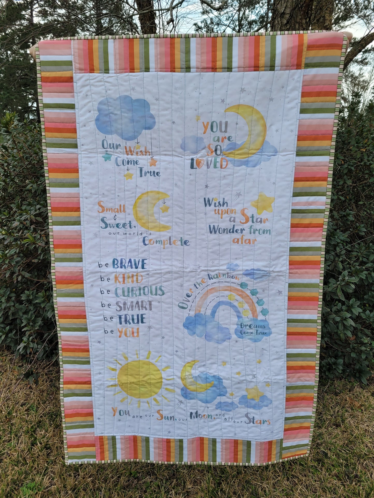 You Are My Sunshine Baby Quilt