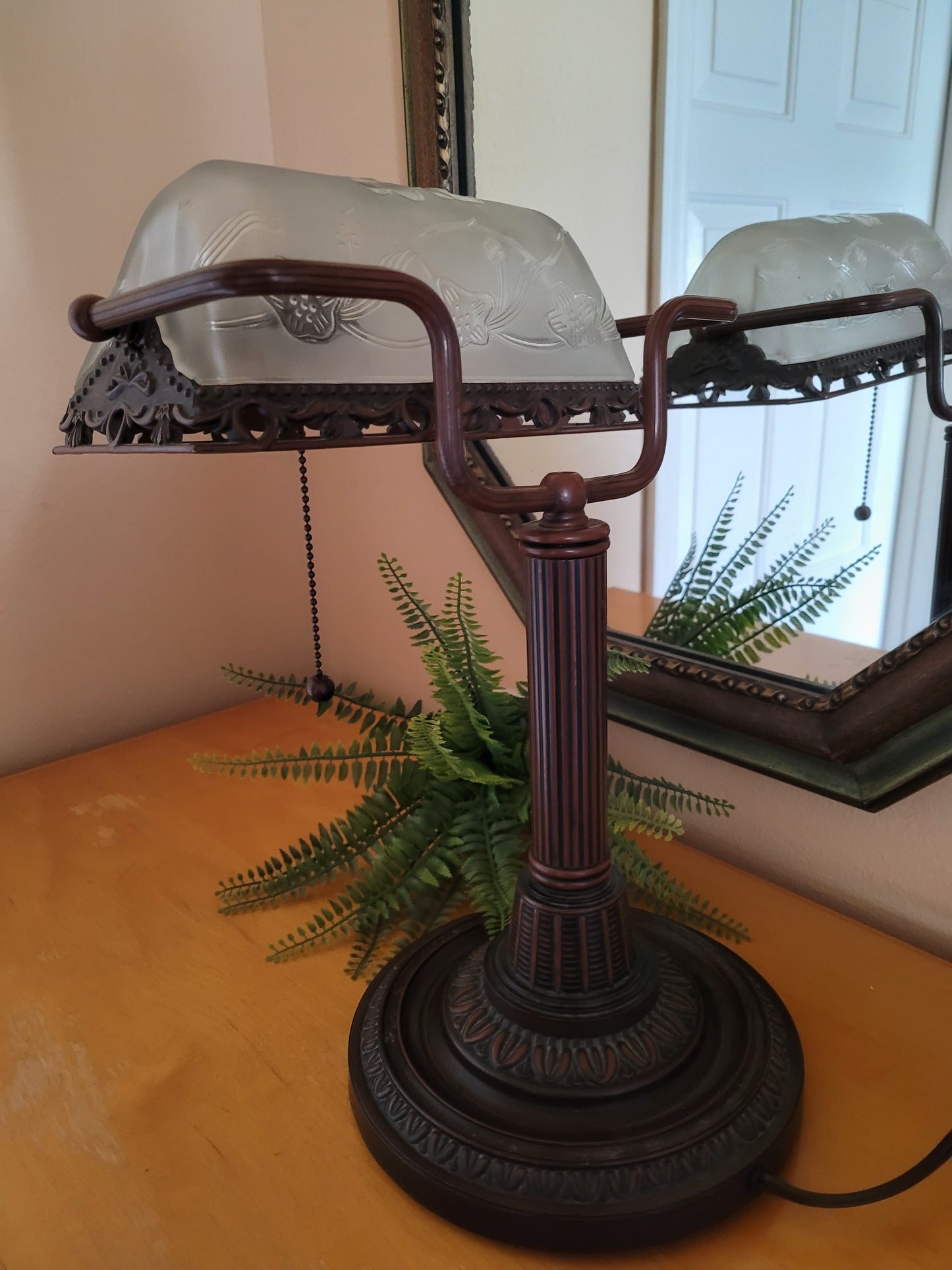Vintage Banker's Desk Lamp