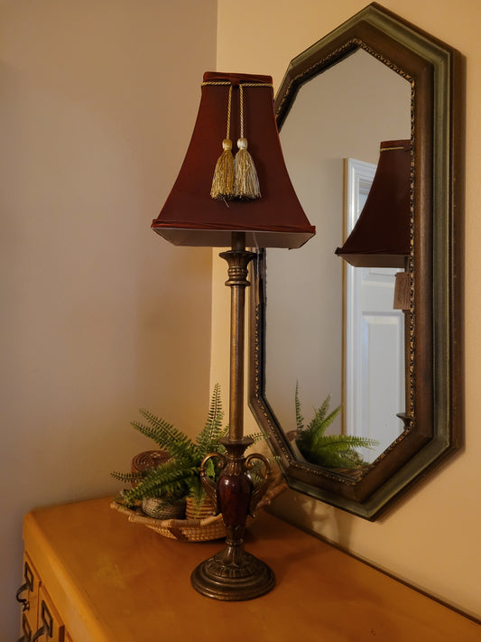 Vintage Urn Style Candlestick Lamp