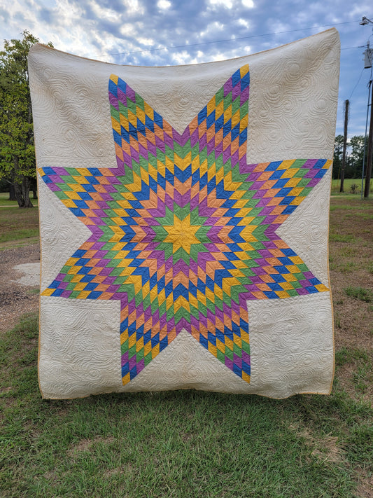 Vintage Lone Star Full/Queen Quilt