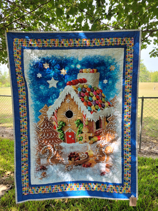 Gingerbread Sweets Quilted Throw