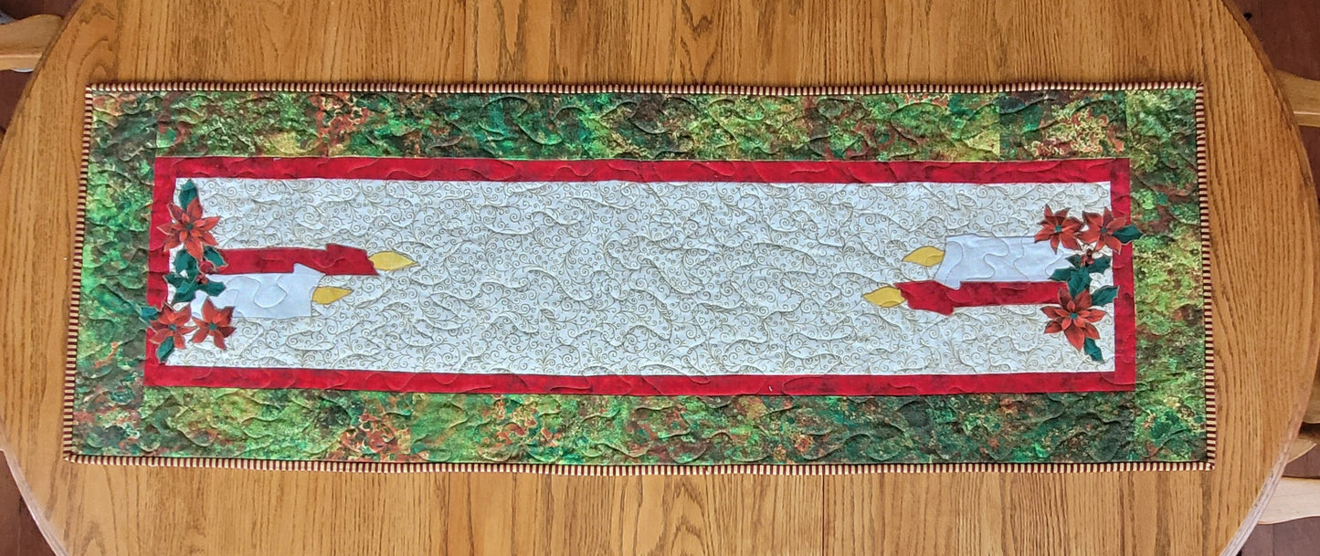 Christmas Candle Table Runner