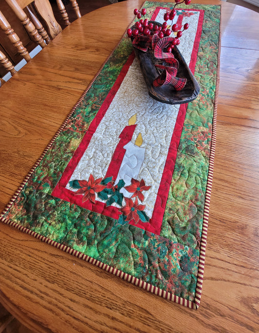 Christmas Candle Table Runner