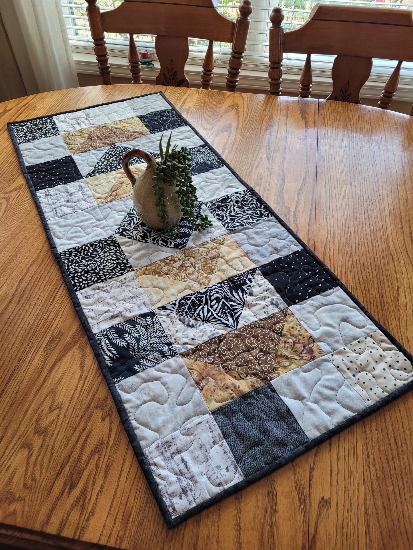 Neutral Table Runner