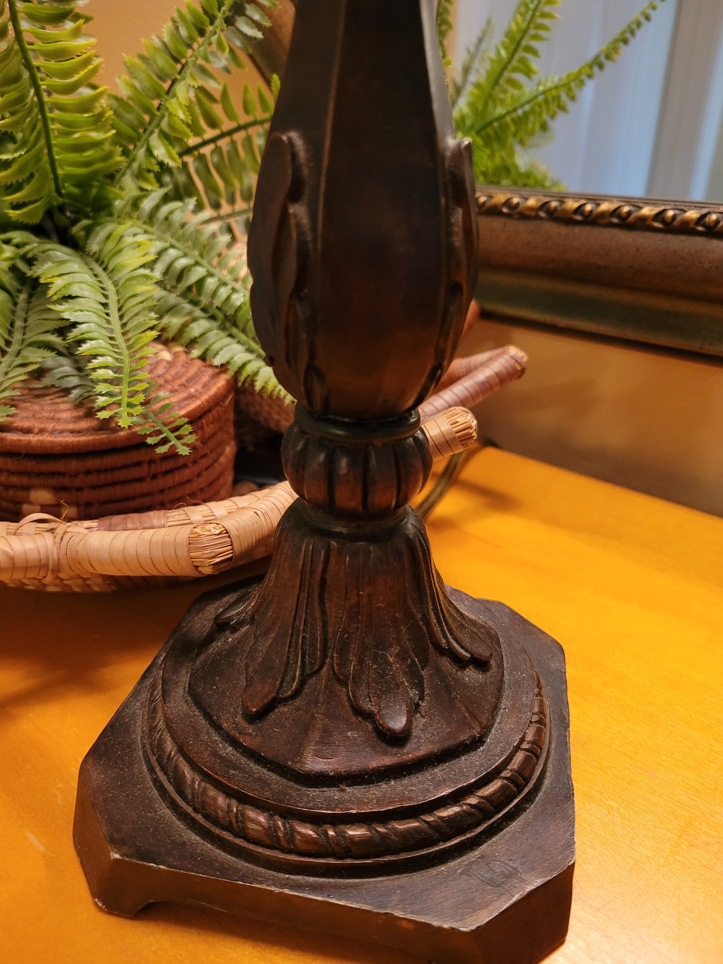 Vintage Candlestick Lamp