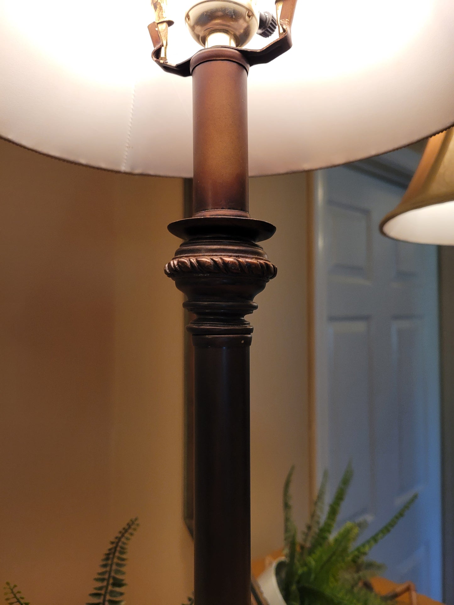 Vintage Candlestick Lamp