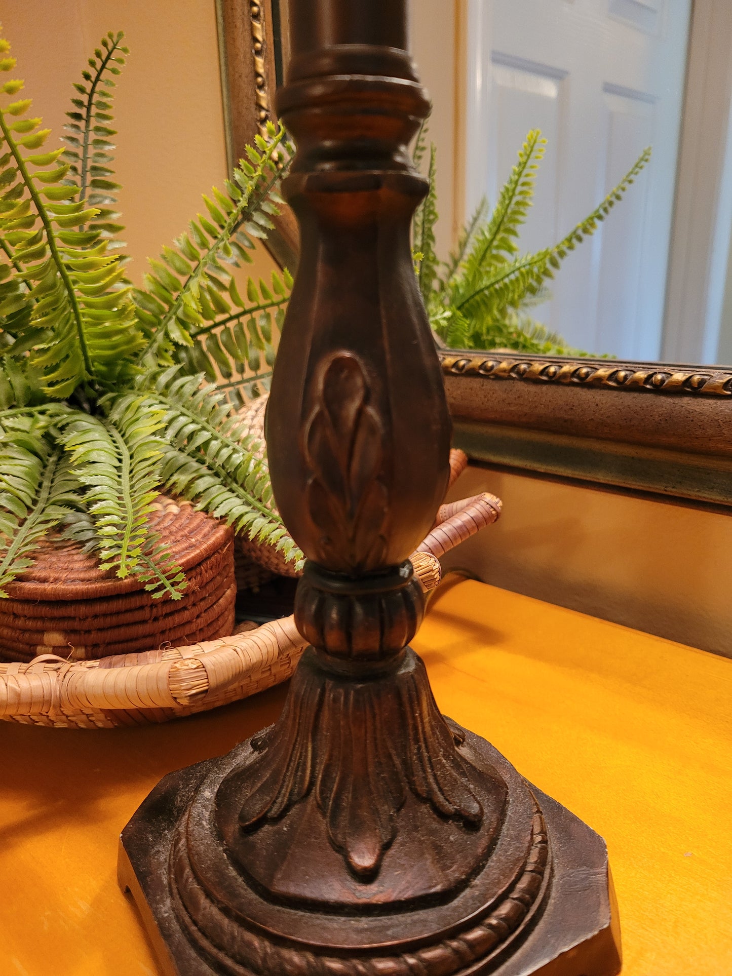 Vintage Candlestick Lamp