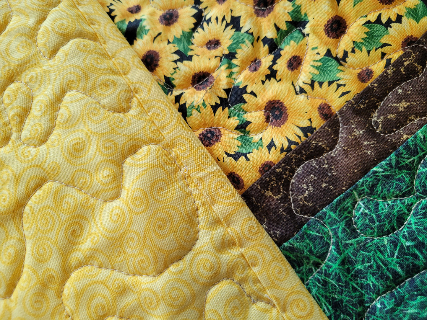 Handmade Sunflower Table Runner