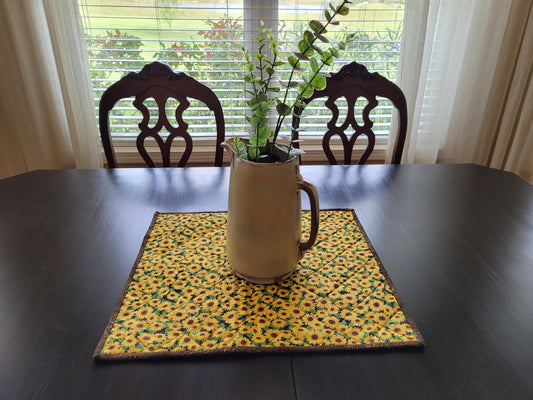 Handmade Sunflower Table Topper