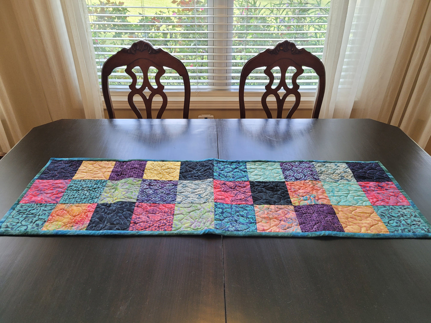 Handmade Batik Patchwork Furniture Scarf