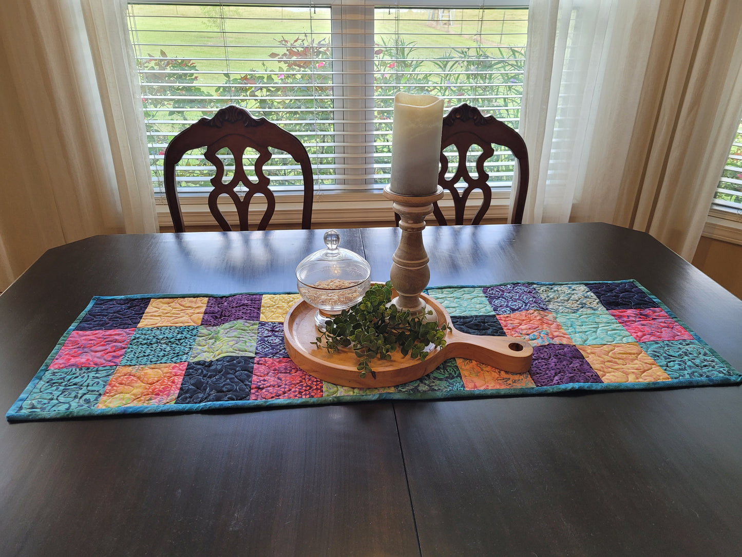 Handmade Batik Patchwork Furniture Scarf