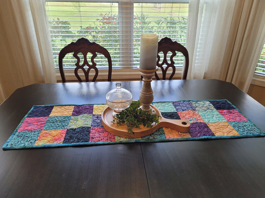 Handmade Batik Patchwork Furniture Scarf