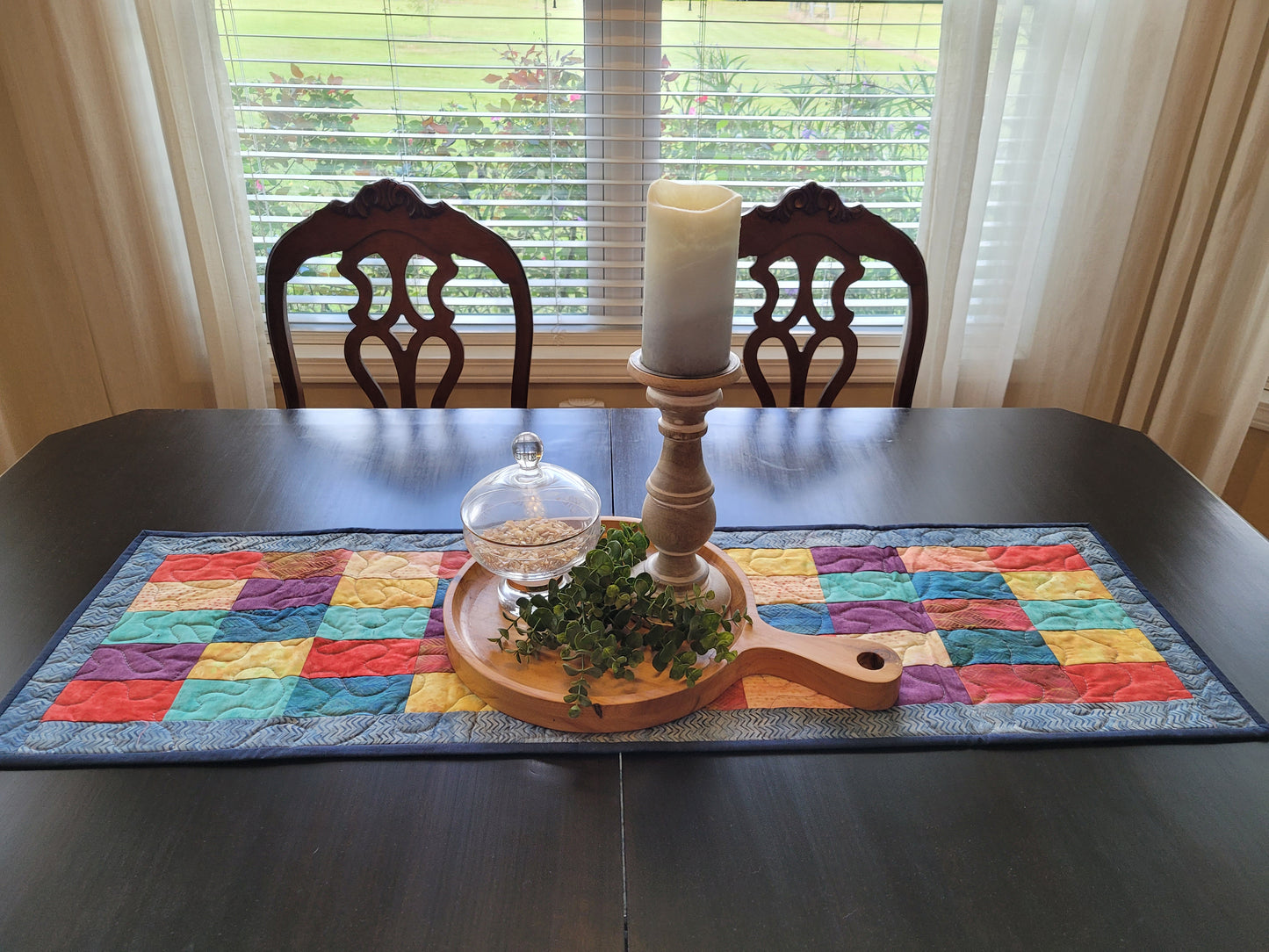 Handmade Batik Patchwork Furniture Scarf