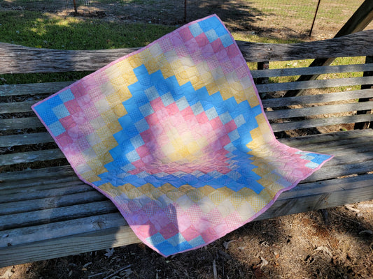 Trip around the World Baby Quilt