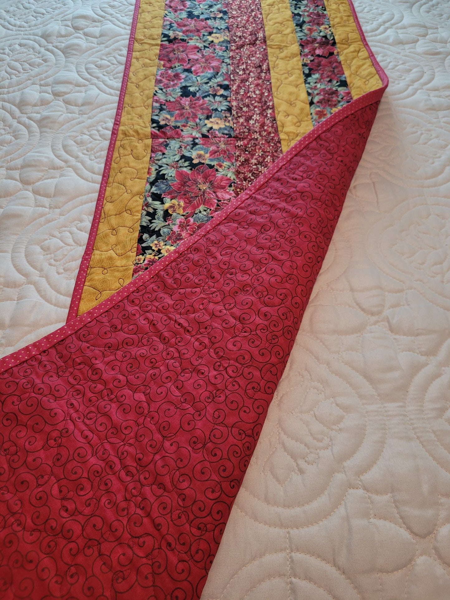Christmas Bed Scarf/Runner