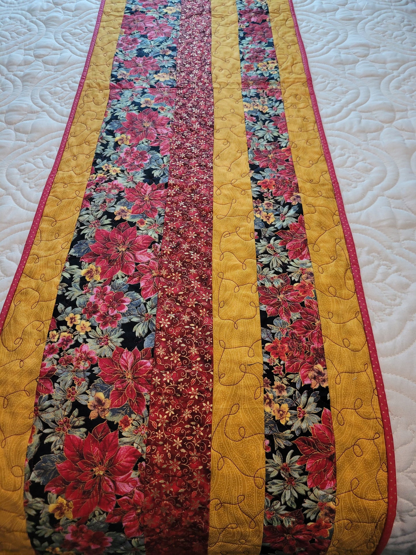 Christmas Bed Scarf/Runner