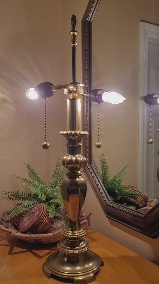 Vintage Brass Stiffel Lamp