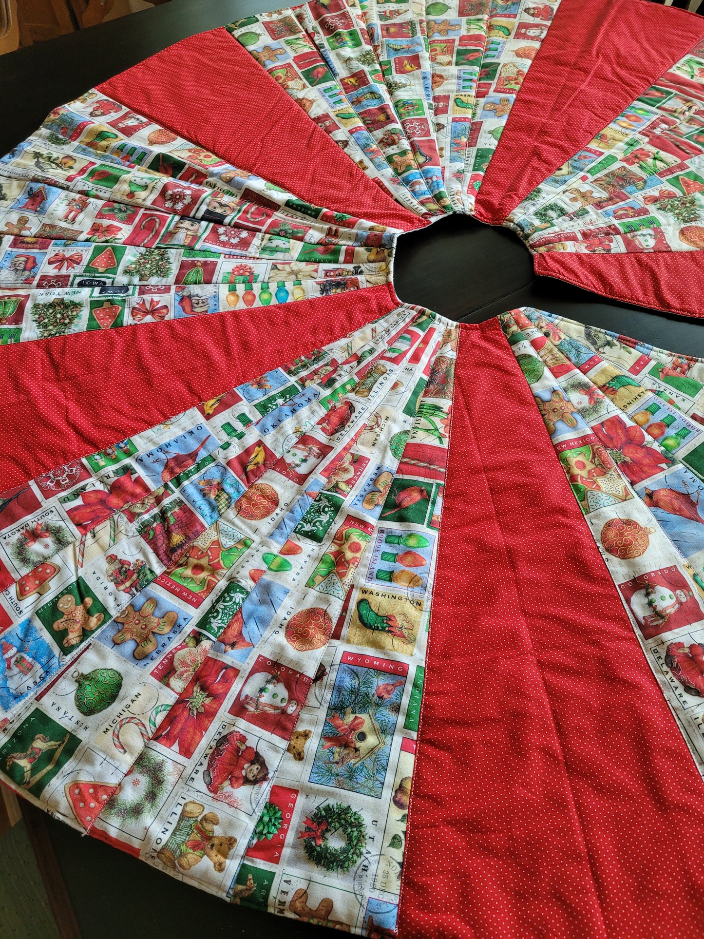 Handmade Christmas Tree Skirt