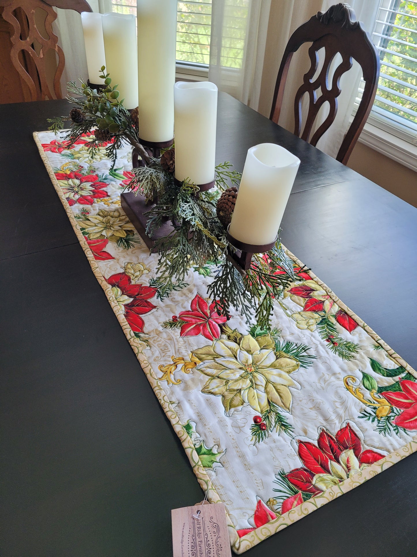 Handmade Christmas Table Runner