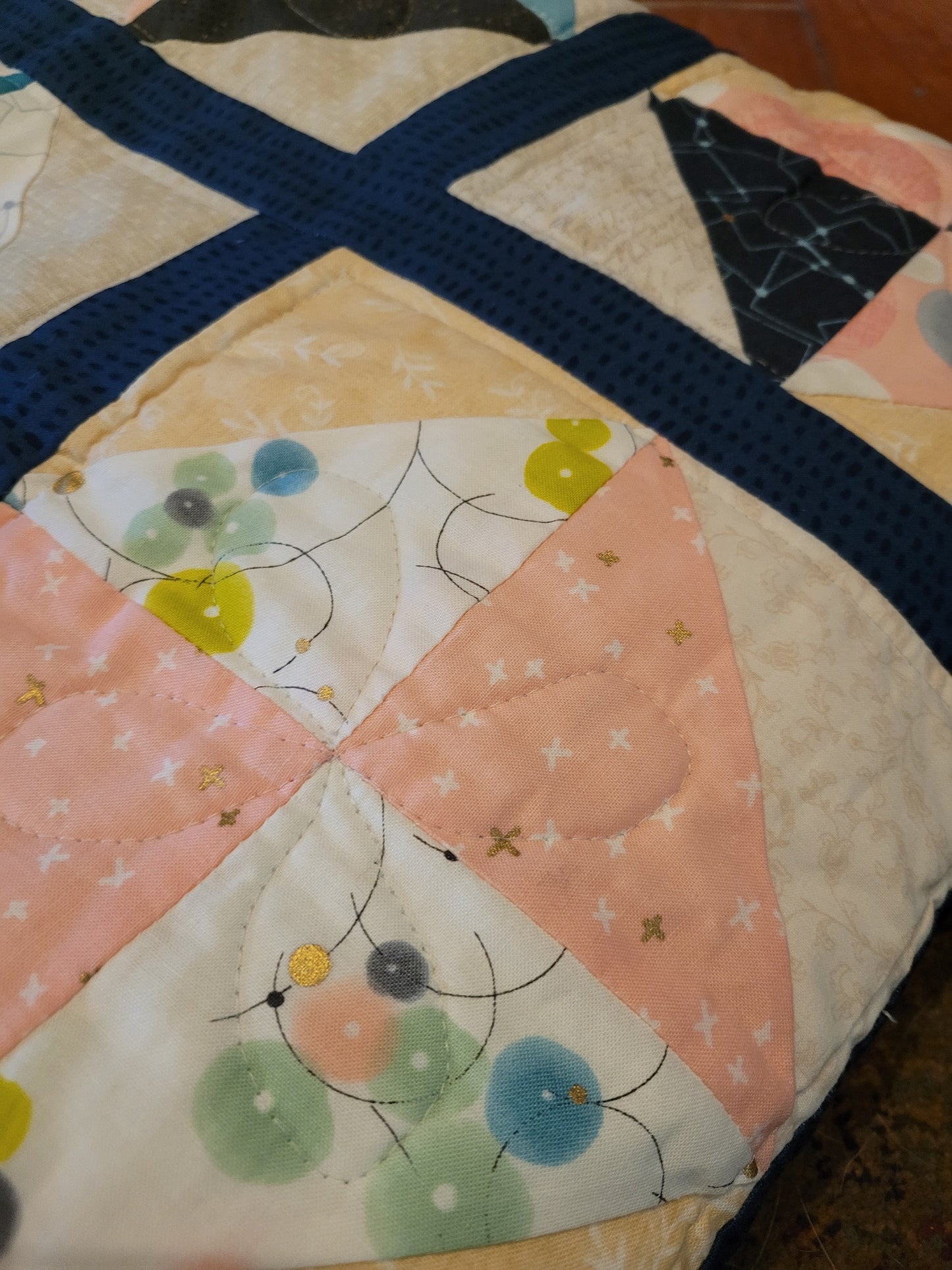 Handmade Quilted Dog Bed