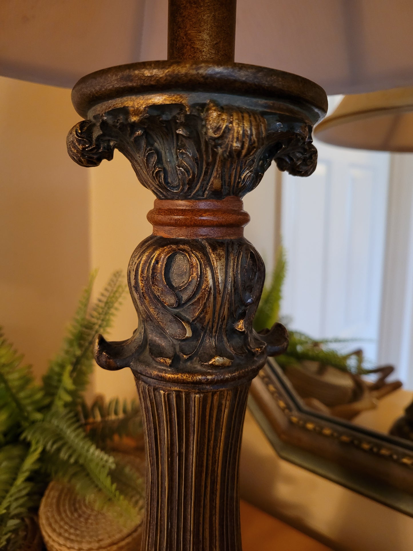 Vintage Pillar Lamp