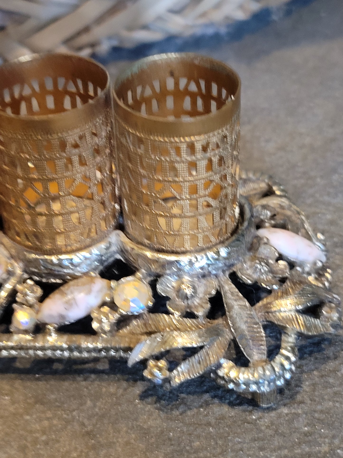 Vintage Sam Fink Lipstick Holder