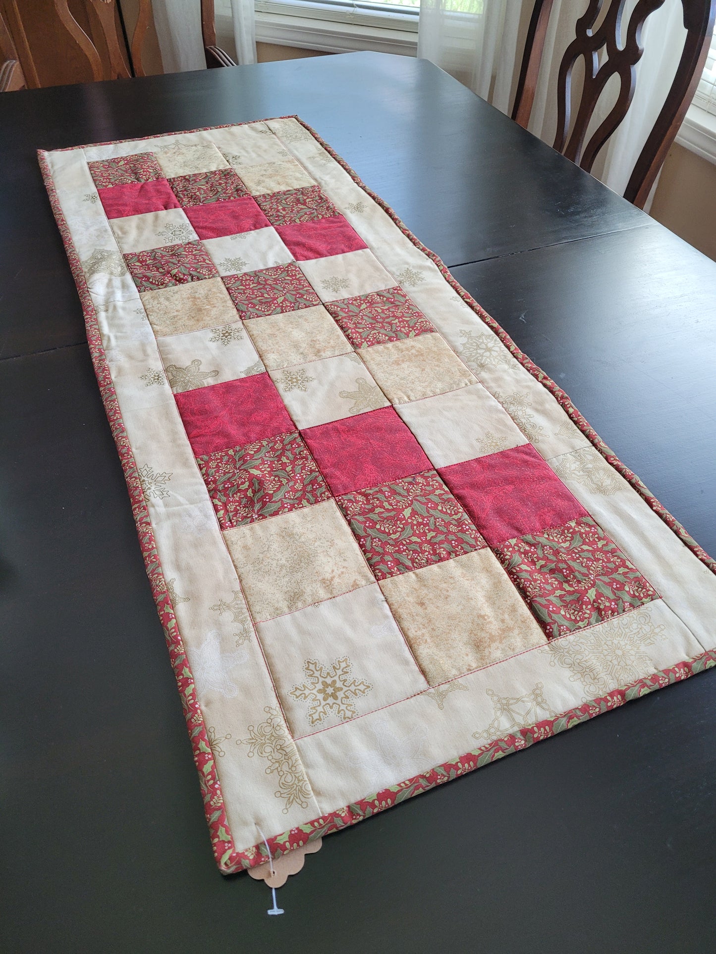 Handmade Patchwork Christmas Table Runner