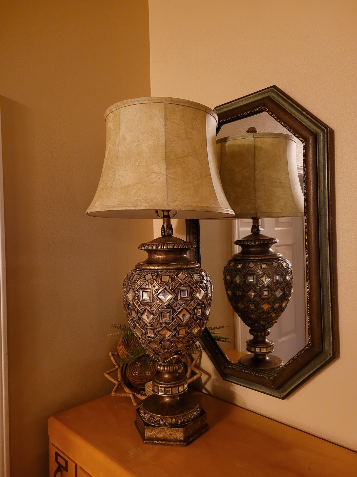 Vintage Dreaming Diamonds Lamp by Design Nashville