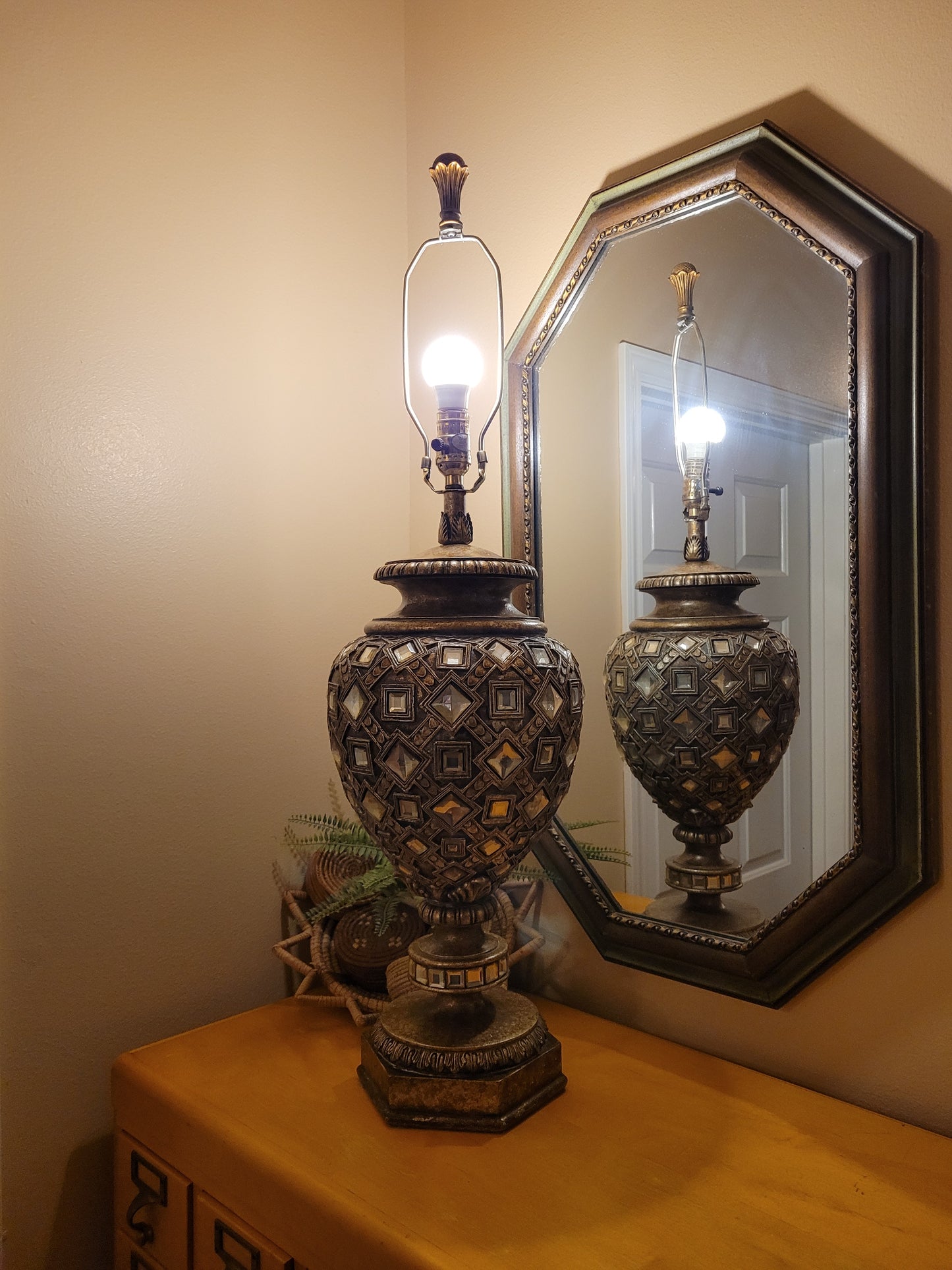 Vintage Dreaming Diamonds Lamp by Design Nashville