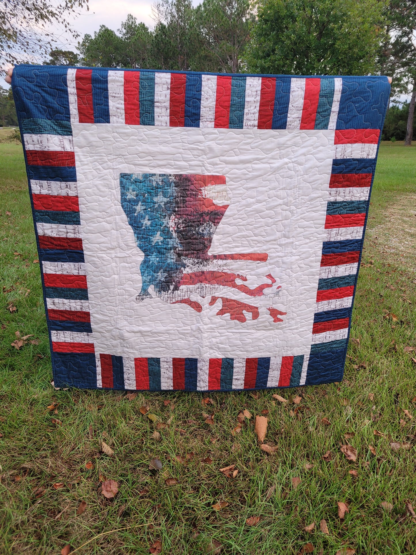 "Louisiana" Quilted Throw