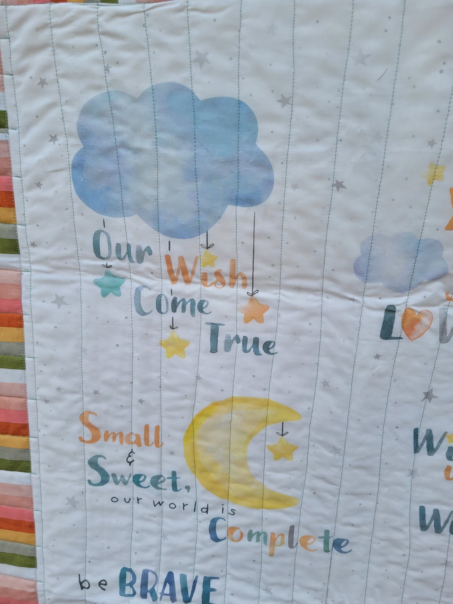You Are My Sunshine Baby Quilt
