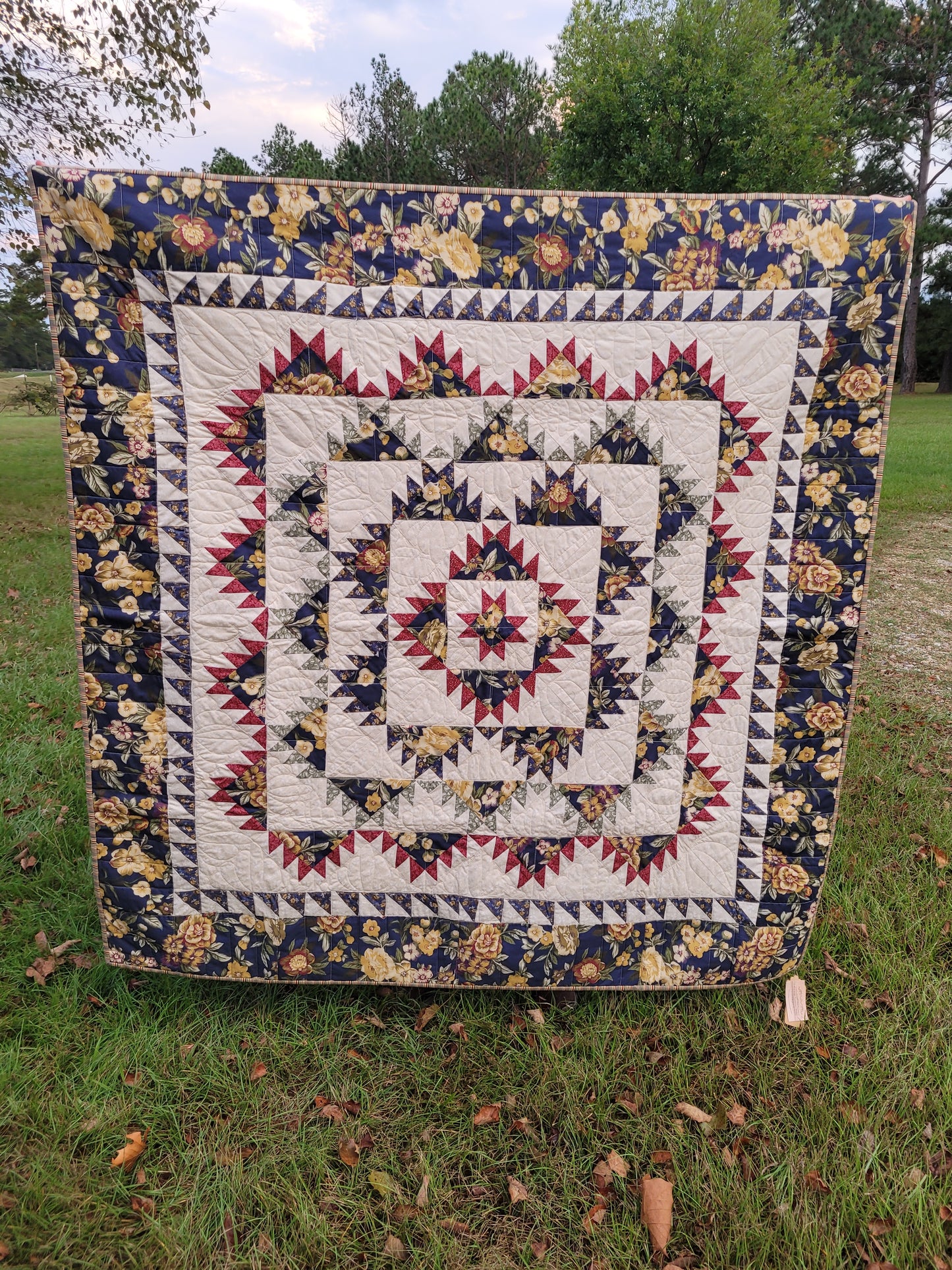 Handmade Patchwork Throw Quilt