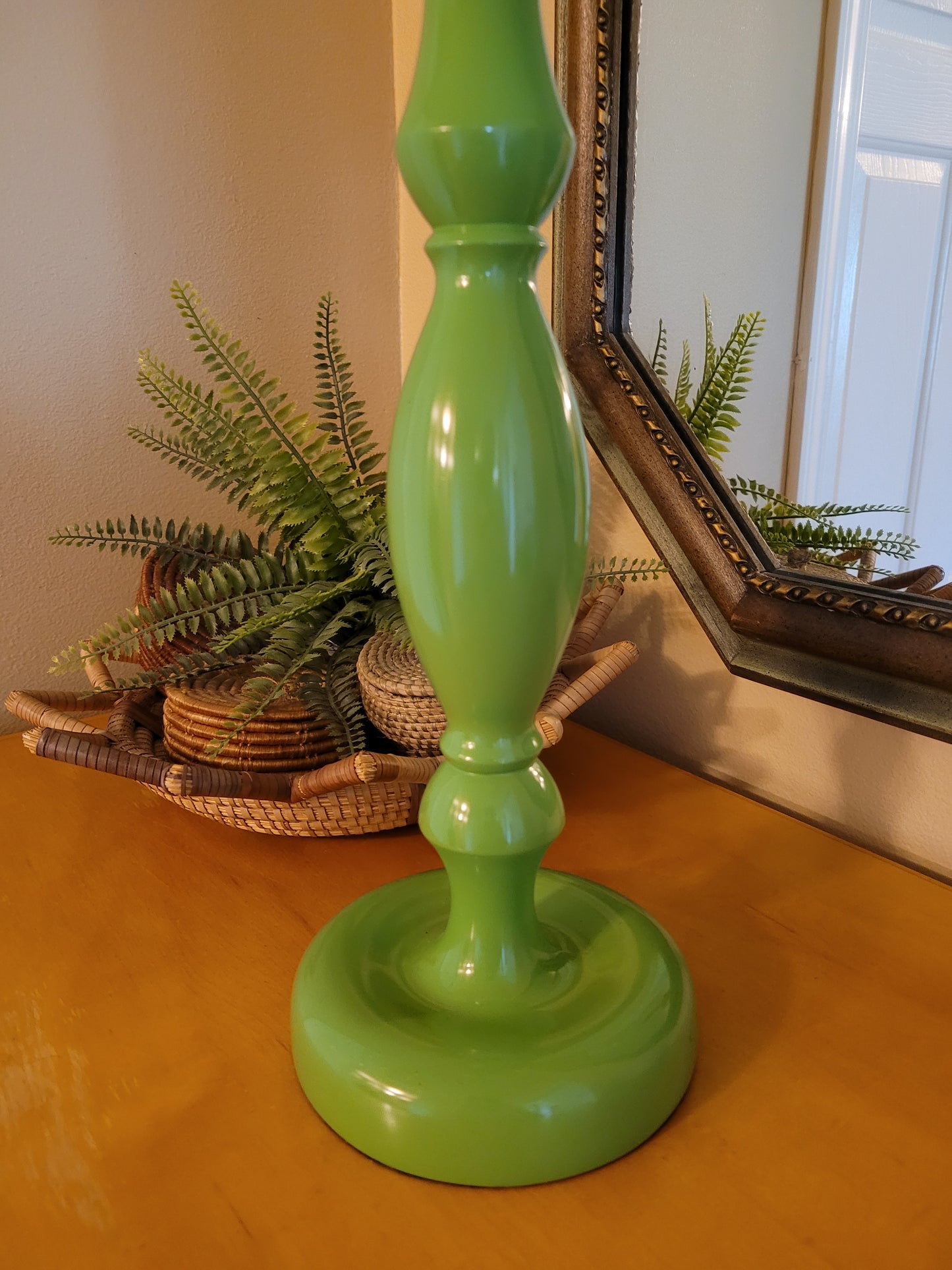 Vintage Candlestick Lamp