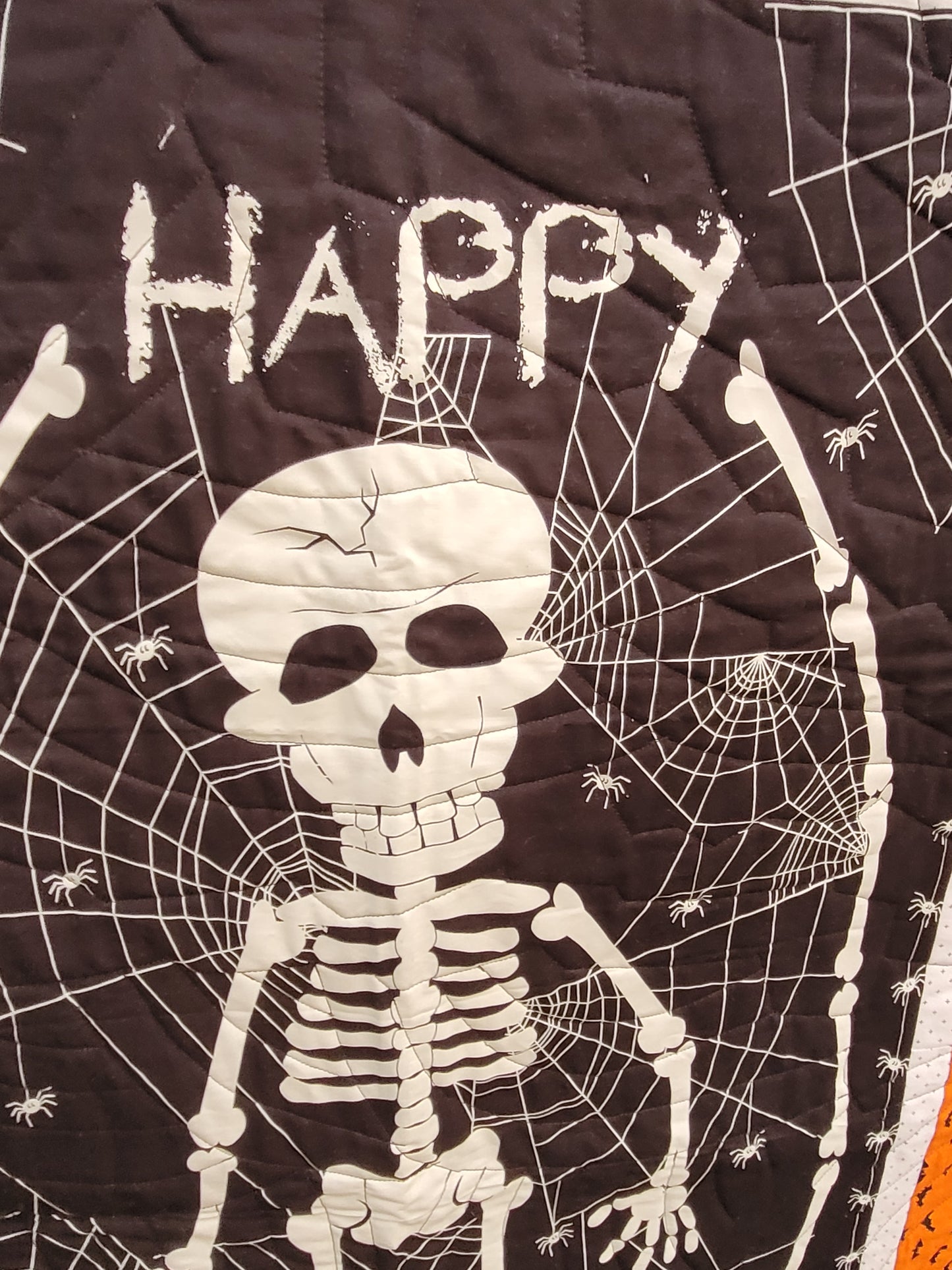 Glow-in-the-Dark Halloween Throw Blanket
