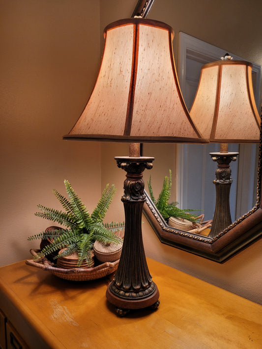 Vintage Pillar Lamp