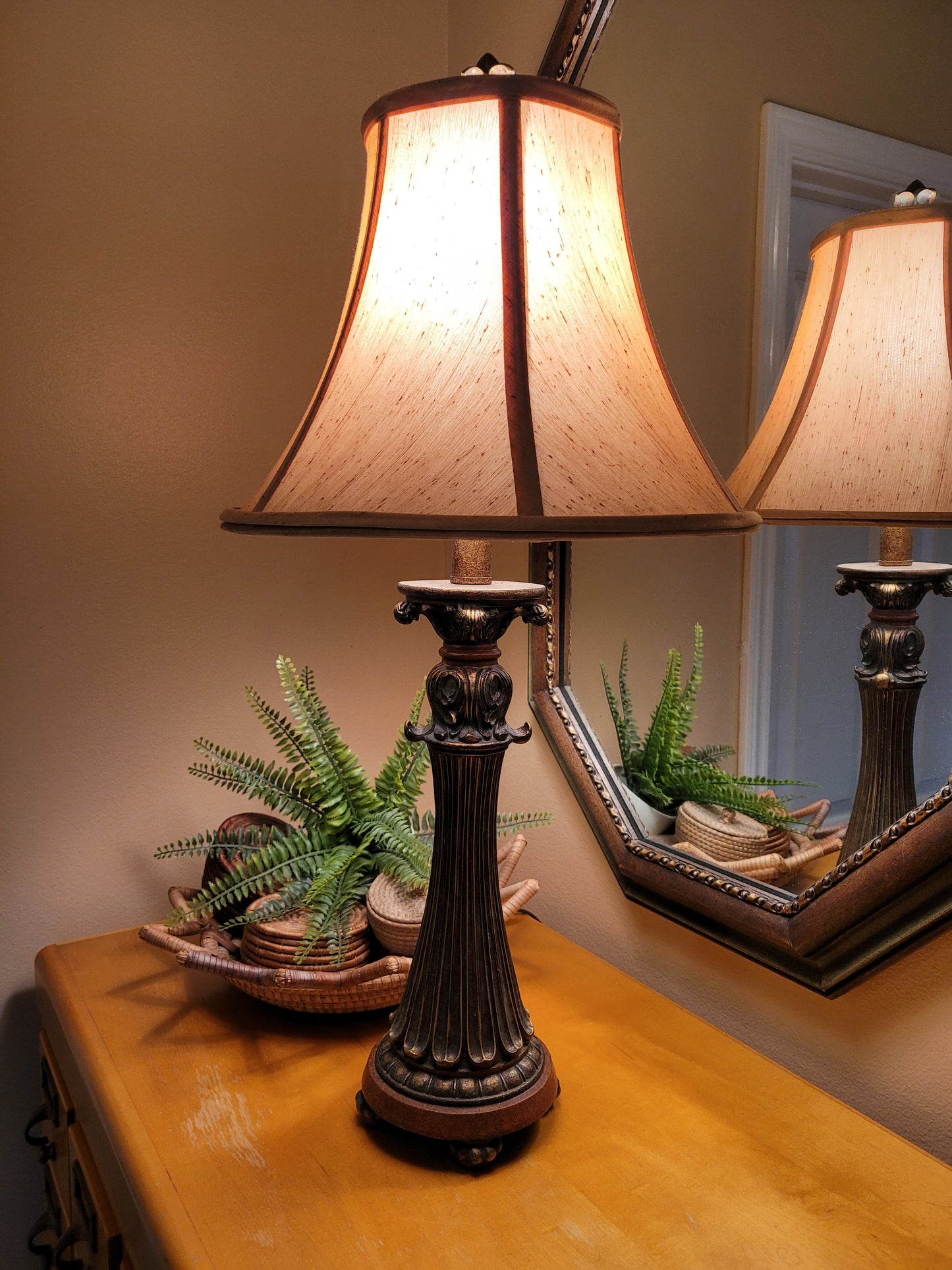 Vintage Pillar Lamp