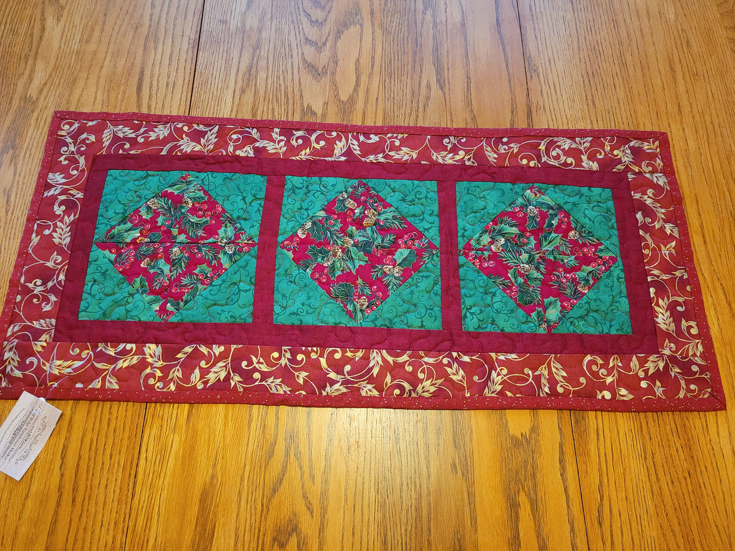 Patchwork Christmas Table Runner