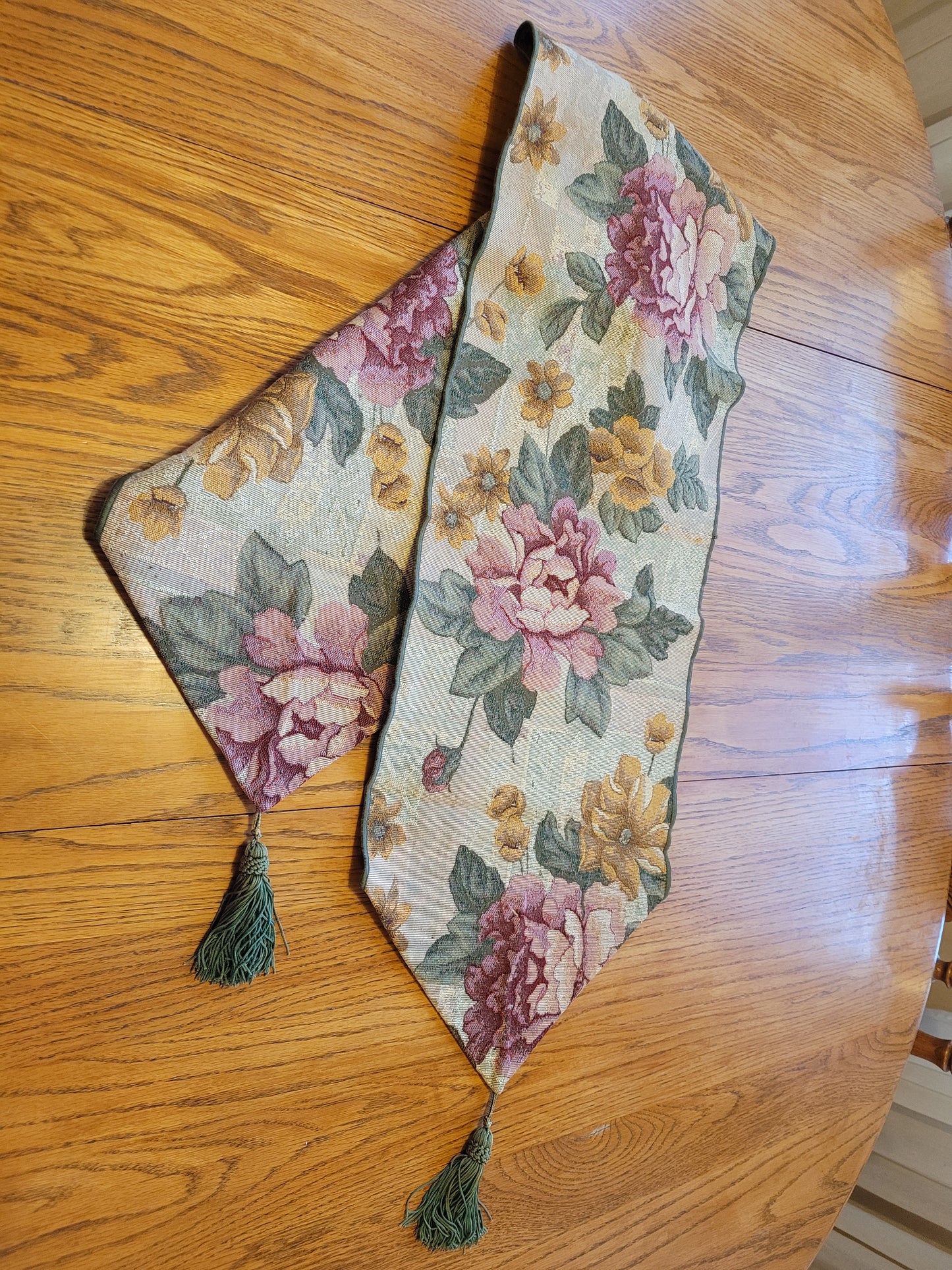 Vintage Tapestry Table Runner