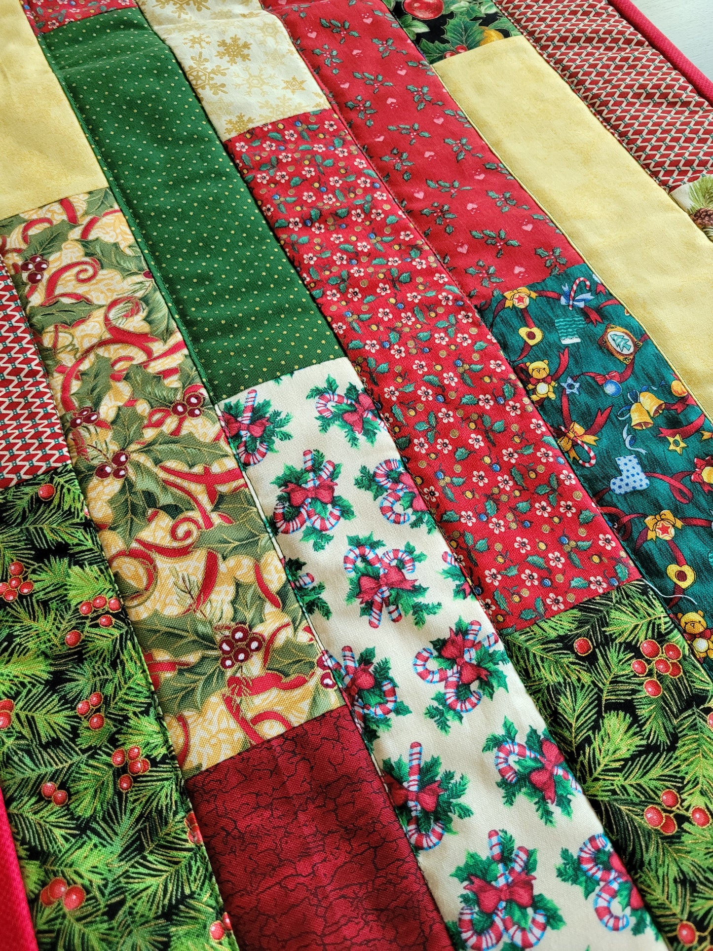 Handmade Christmas Patchwork Table Runner