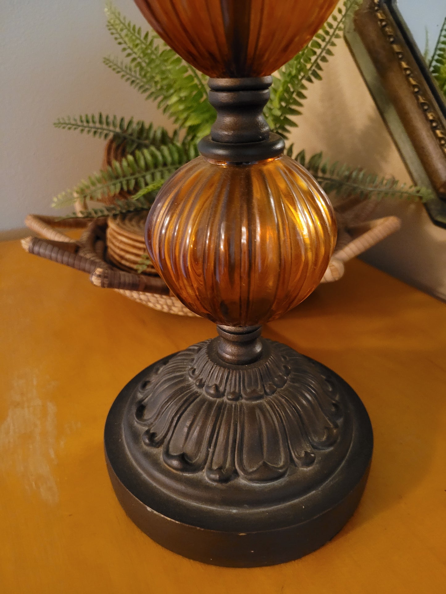 Vintage Candlestick Lamp