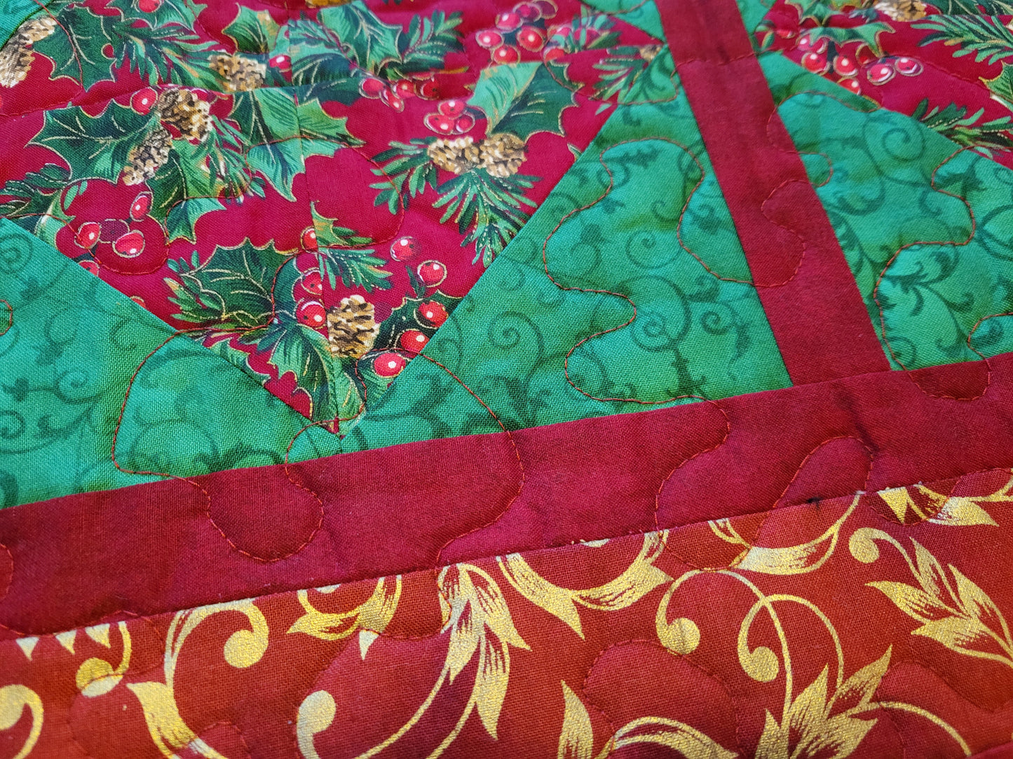 Patchwork Christmas Table Runner