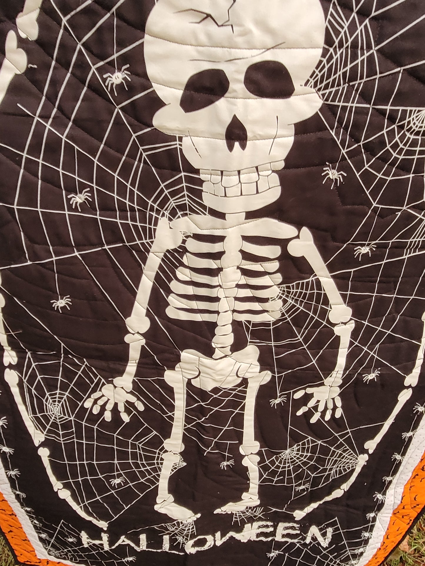 Glow-in-the-Dark Halloween Throw Blanket