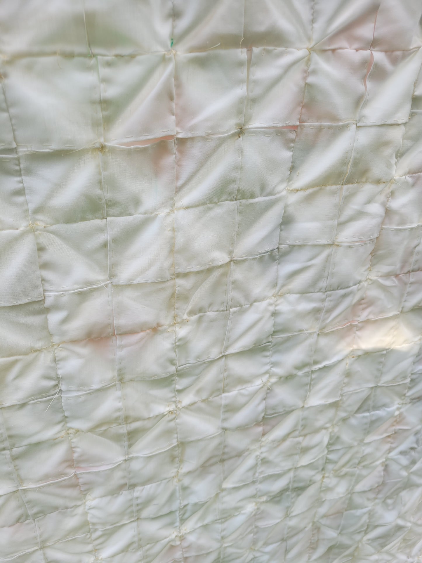 Vintage Cathedral Window Quilt