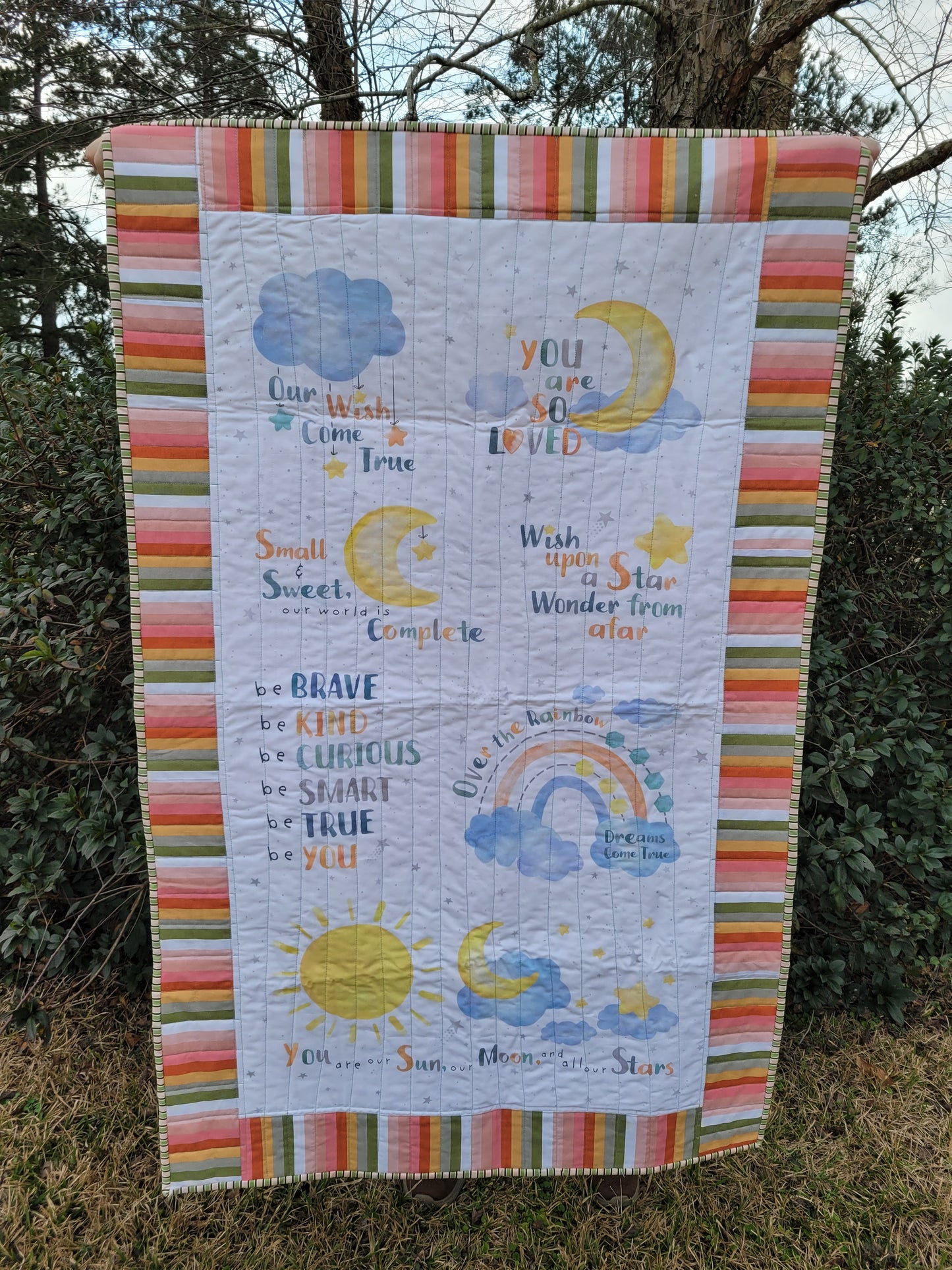 You Are My Sunshine Baby Quilt