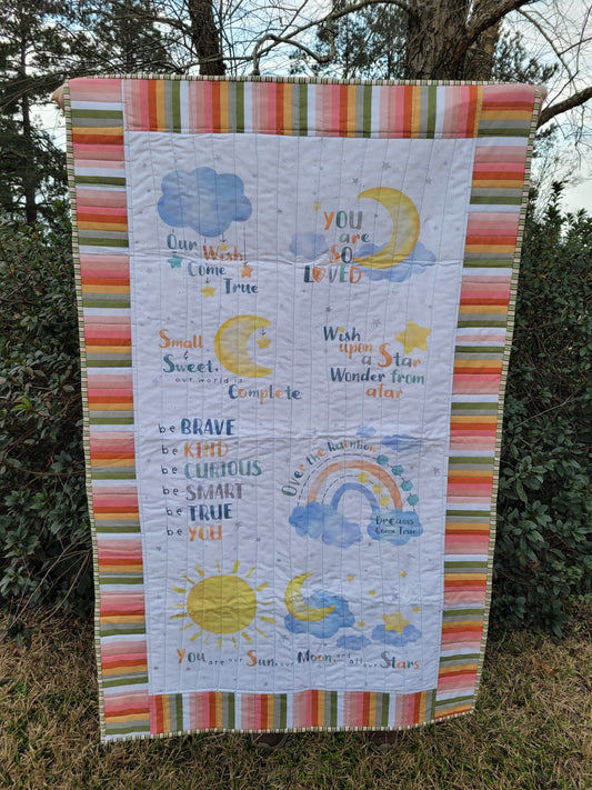 You Are My Sunshine Baby Quilt
