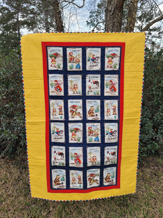 Little Cowboy Baby Quilt