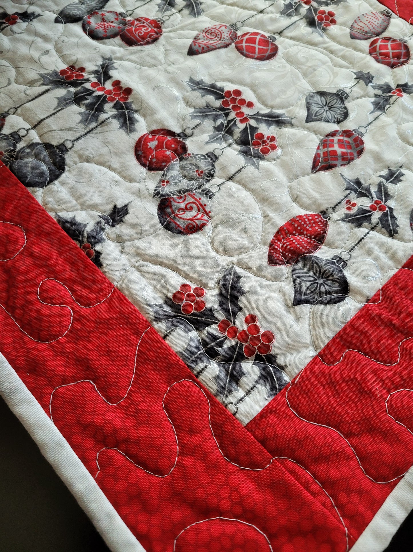 Handmade Christmas Table Topper